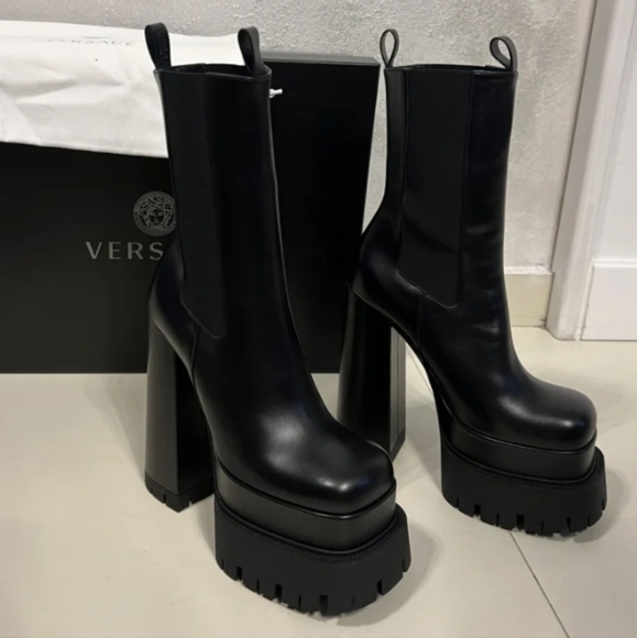 Versace Platform Ankle Boots - Picture 5 of 5